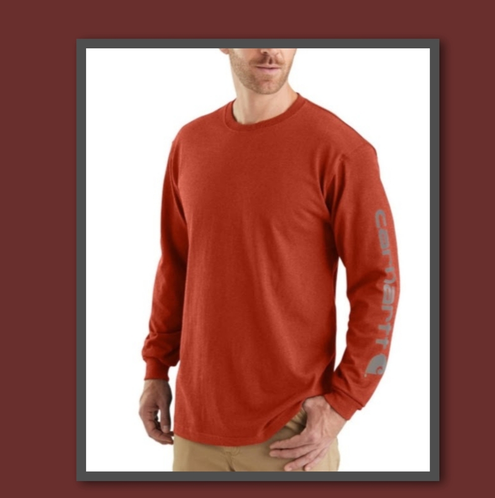 CARHARTT BIG AND TALL HEAVYWEIGHT LOOSE FIT LS SHIRT